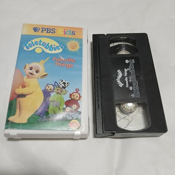 Teletubbies Favorite Things Vol. 4 VHS 1999 Video Tape PBS Kids VTG Clamshell - Picture 1 of 3